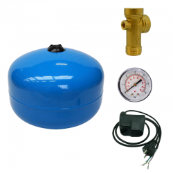 Kit réservoir vessie AQUASYSTEM sphérique 24L - 1''