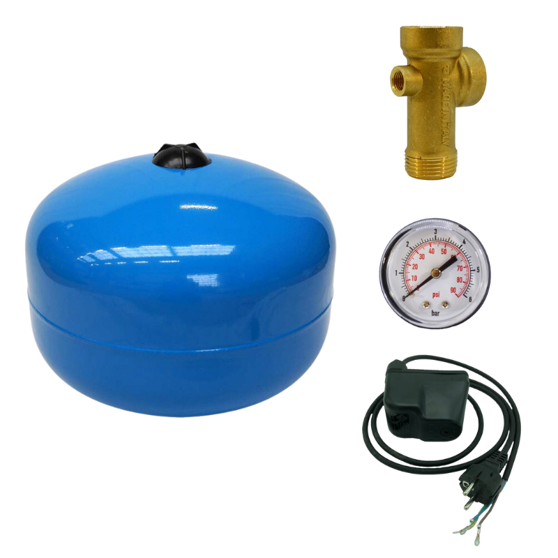 Kit réservoir vessie AQUASYSTEM sphérique 24L - 1''