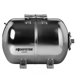 Réservoir à vessie tout INOX horizontal 100L AQUASYSTEM