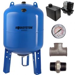 Kit réservoir vessie AQUASYSTEM vertical 300L - 1''1/4