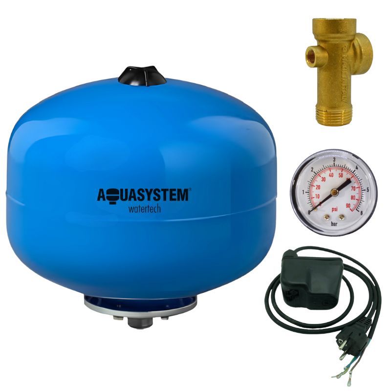 Kit réservoir vessie AQUASYSTEM sphérique 24L - 1''