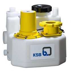 Station de relevage 150L KSB mini-Compacta UZS2150E 2 kW - Poste double avec broyeur eau chargée jusqu'à 15 m3/h monophasé 220V