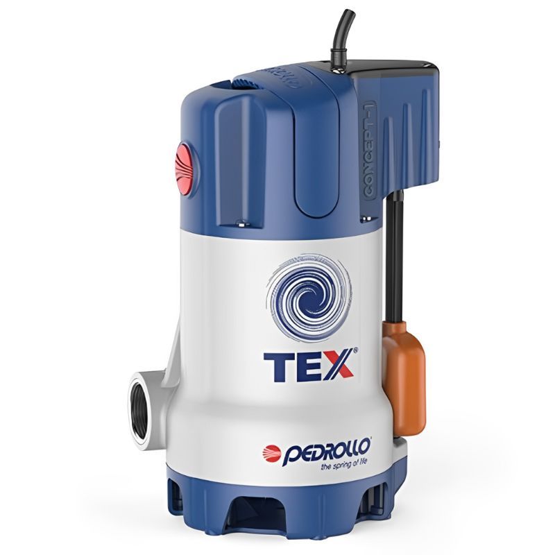 Pompe de relevage Pedrollo TEX3 0,55 kW jusqu'à 13,2 m3/h monophasé 220V